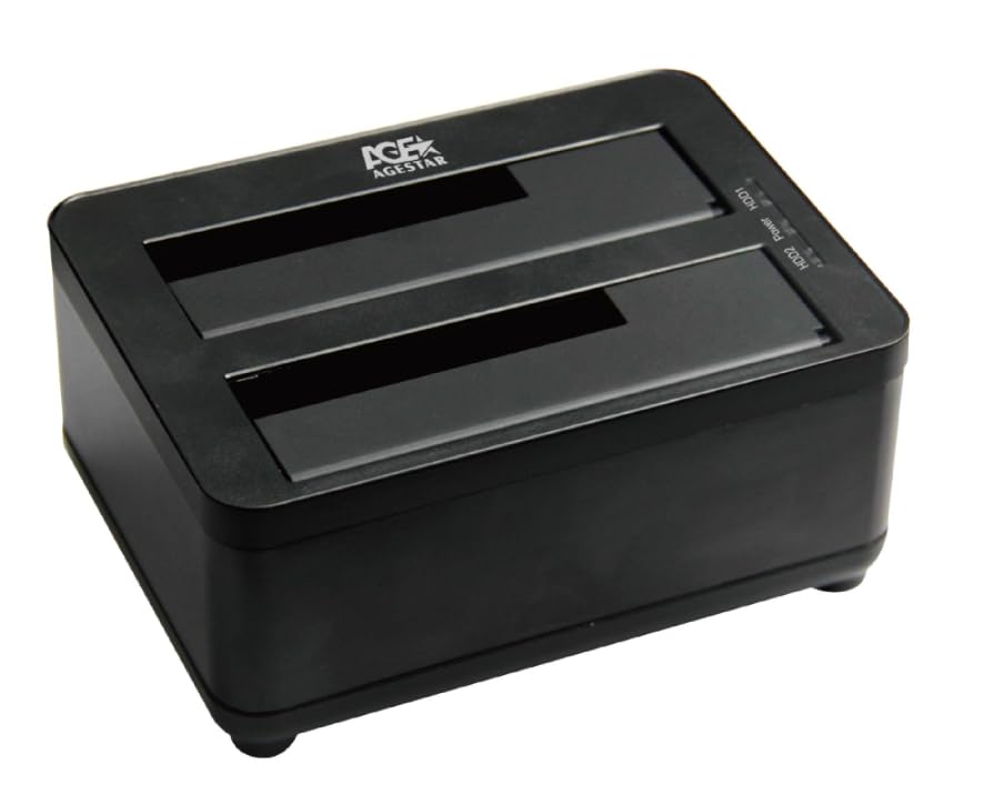 Docking Station USB 3.0 a SATA Dual Bay para HDD/SSD 2.5/3.5" miniatura 1