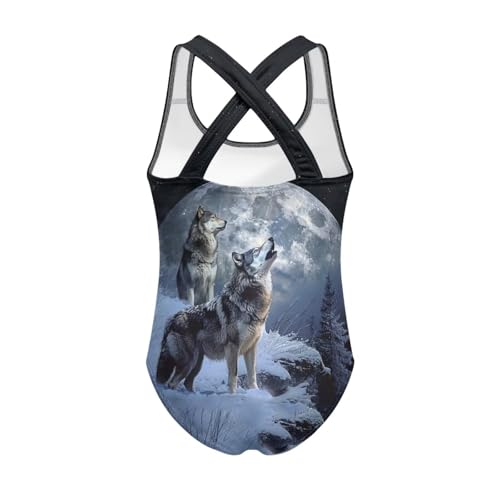 Xpyiqun Swimsuits Size 5-14 Cross Spaghetti Strap One Piece Bathing Suits for Girls Summer Sport Swimwear2