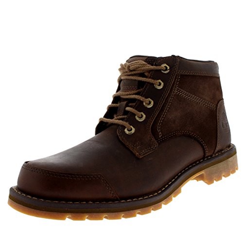 Timberland Larchmont Chukka, Botas para Hombre, Marrón Dk Brown Full Grain, 43 EU