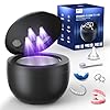 Ultrasonic Retainer Cleaner(2025 Upgraded), 45kHz Cleaning Machine for Dentures, Mouth Guards, Braces, Toothbrush & Jewelry, 200ML Denture Cleaner with 4 Modes for Denture Appliances