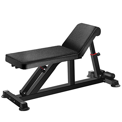 BOUDECH - Thor 250 Fitnessbank voor training met gewichten en halters met helling, verstelbaar, ultra-ergonomisch design en solide frame, antislip, belastbaar tot 250 kg - Image 4