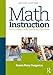Math Instruction for Students with Learning Problems