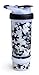 Smartshake Revive Shaker proteinowy butelka z miejscem na proszek – 750 ml / 250 ml bez BPA na siłownię proteinowy shaker w proszku – szczelna butelka do koktajli proteinowych (moro białe)