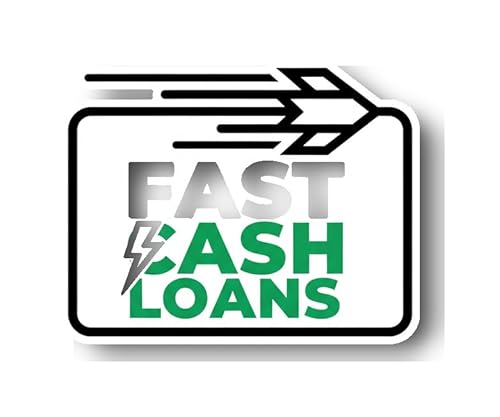 Fast Cash Loans Sticker | Quick Financing | Instant Approval | Easy Application | Financial Solutions | Money Services [ICES]