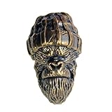 webead Cuentas de cordón para cuchillo, cuentas de paracaídas, cuentas de calavera, dije de cobre fundido a mano, para accesorios de paracaídas EDC DIY, chimpancés con sombreros. ST#78