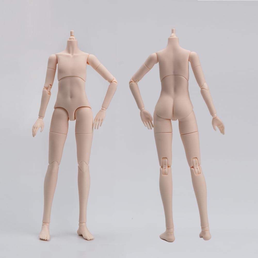21cm PVC Doll Body Piccodo P20 Movable Joint Body for OB24, GSC, BJD Doll Accessories Replacement Body Toys (White Skin)