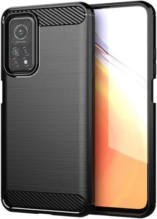Image of Hybrid Carbon Fiber Back Case for Xiaomi Mi 10T 5G / Mi 10T Pro 5G (Black)