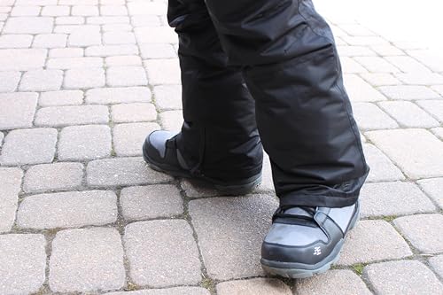 Image of 5th Element Men's Lace and Dial Snowboard Boots, Lace Black, 6 | Waterproof Liner, Secure Fit, Rubber Outsole, Designed for Beginner and Intermediate All-Mountain Snowboarders