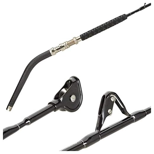 Shimano Terez Trolling Standup Saltwater|Trolling Fishing Rods, 1pc Power: Ex HVY | Action: Fast [TZCSTXH2SCBLK], Length: 5'6