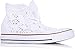 CONVERSE 356872C CT HI CROCHET WHITE SNEAKERS Bambina WHITE 30