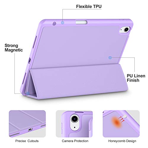 Image of Akkerds for iPad Air 11 Inch Case M4 /M3 /M2, Air 5th /4th Gen 10.9, Lavender