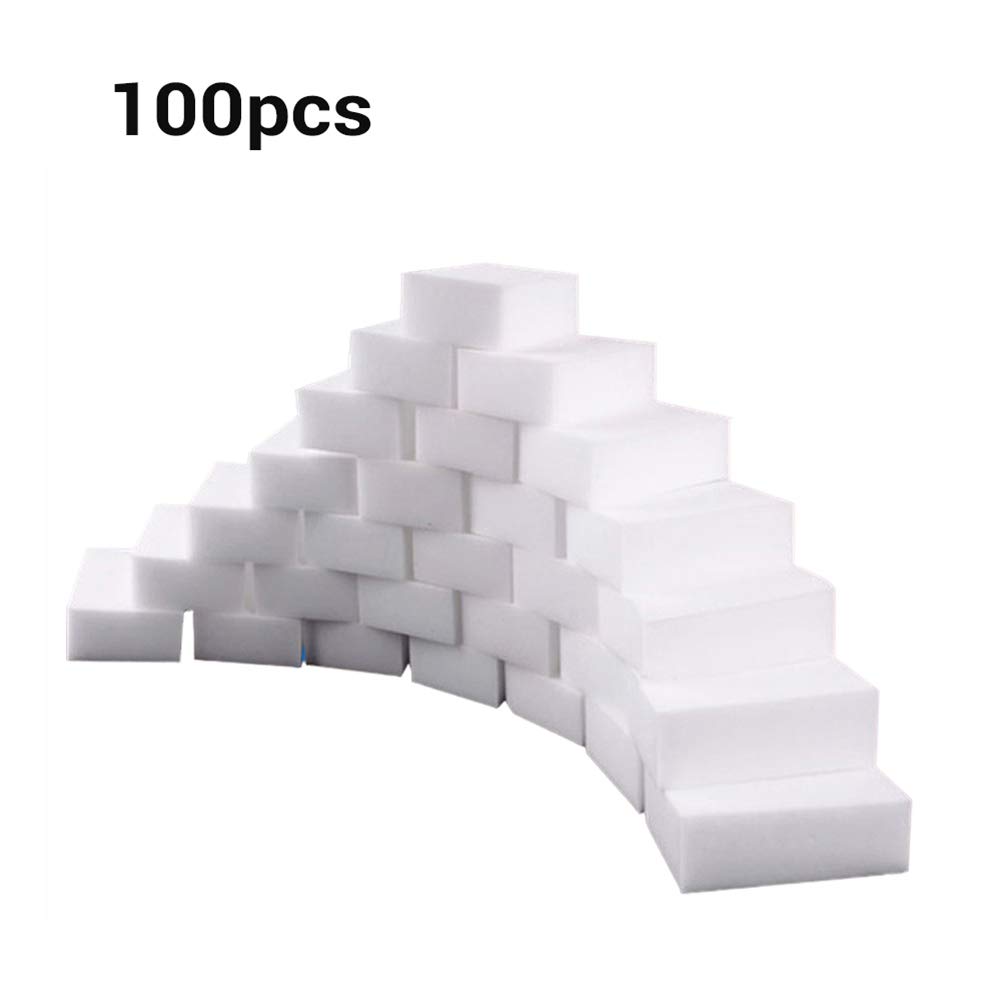 Limpiador de Melamina con Borrador de Esponja Mágica, 100/20/50 Piezas de Borrador de Esponja Mágica - Esponjas de Limpieza Blancas que No Rayan, Esponja de Limpieza del Hogar