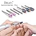 Bulex 7pcs Cuticle Drill Bits for Nails - Professional Efile Nail Drill Bits Set to Remove Gel Polish