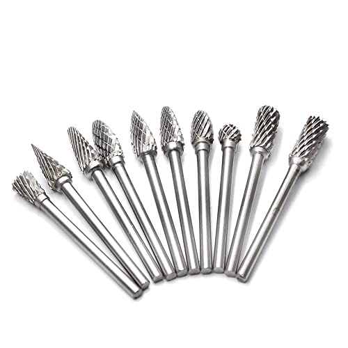 Set de fresas de carburo sólido Tungsteno 20 piezas miniatura 7