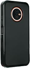 caseroxx Schutzhülle für Gigaset GX4 / GX4 Pro in schwarz – Flexibles TPU-Case aus stoßfestem Gummi, passgenaue Handy-Tasche mit Kantenschutz & rutschfestem Grip