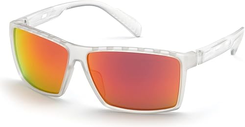 Adidas SP0010 Rectangular Sunglasses for Men + BUNDLE With Designer iWear Eyewear Kit