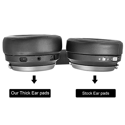 Defean Ear Pads para Corsair Virtuoso RGB Wireless SE Gaming Headphone | Cuero Proteico Suave y Espuma de Memoria de Alta Densidad, Mayor Grosor miniatura 2