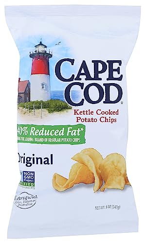 Cape Cod Potato Chips, Potato Chips Reduced Fat, 5 Ounce #TOP2