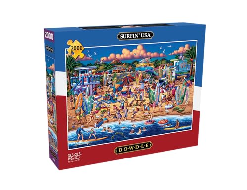 Buffalo Games - Surfin' USA - Puzzle 2000 pièces – vue 3