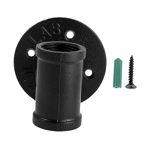 GRIRIW 1Pc Wall Mounted Wine Bottle Rack Black Wine Holder for Home Bar Kitchen Stylish Decorative Storage for Wine Display Easy Installation Included