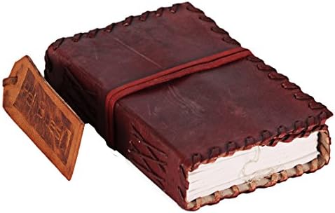 HB Medieval Embossed Handmade Leather Diary Journal Thought Book