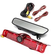 ロケバン　変換済み Amazon.com: RED WOLF 3rd Third Brake Light Backup Camera w/4