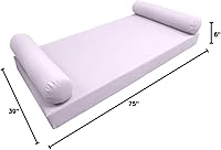 Vista 2 de *Solo funda*-Estilo 5 fundas de almohada para colchón de sofá cama para exteriores con borde de cuchillo individual -AD107