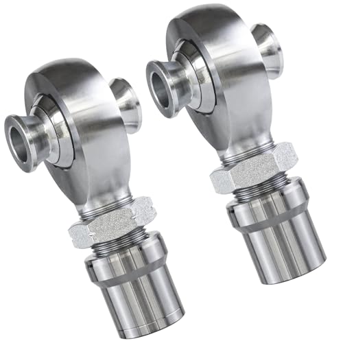 GaiRen 1.25'' Heim Joint Rod End Kit, Right and Left Hand Thread 1 1/4'' Chromoly Joints Heat Treated Chromoly with Round Tube Adapter by GaiRen - Image 6