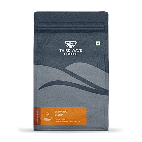 Image of Third Wave Coffee The El Diablo Blend 100% Arabica Coffee, Medium Dark Roast, 250gm (Whole Bean)