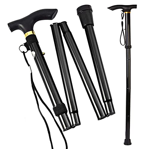 Walking Stick, Easily Adjustable Height Folding, Extendable Walking Cane, Lightweight Flexible and Durable, Walking Aid, Collapsible Walking Stick, Non-Skid Foot, The Freedom Of Mobility