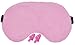 Luxury Eye Mask for Sleep or Travel. Reversible Pink and Blue. Sleep Aid
