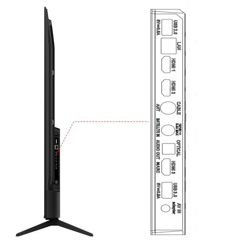Image of TCL 189 cm (75 inches) Metallic Bezel Less Series 4K Ultra HD Smart LED Google TV 75V6C (Black)