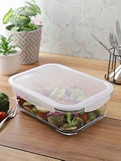 Lock & Lock LLG455 Rectangular 2ltr Container, clear, 25.1x18.9x8.8 cm