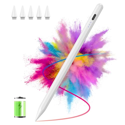 HOTLIFE Stylus Pen for iPad 10th & 9th Generation, Faster Charge for Apple iPad Pencil with Palm Rejection, Compatible with (2018-2022) iPad Pro 11\"/12.9\", iPad Mini 6/5 Gen, iPad Air 3-5, iPad 6-10