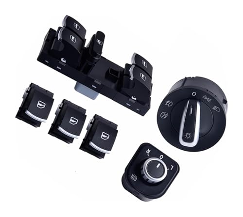 Commutateur de fenêtre pour VW Golf 5 6 Jetta Passat B6 bouton de phare master
