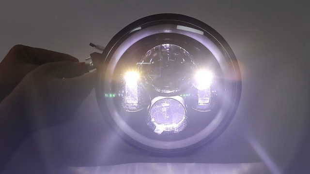 Amazon | Kanoan 7インチ LED ヘッドライト イカリング ラングラー