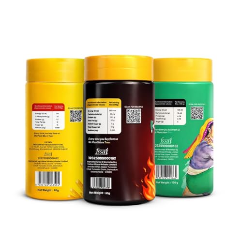 Image of Namakwali Seasoning Combo Pack of 3 (280g) | Korean, Peri Peri Masala & Hing Jeera Flavored Salt | Sprinkle & Marinade Spice Mix | Snack, Salad & Noodle Seasoning | Shark Tank India