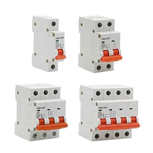 Mini disyuntor solar de corriente continua 125A para paneles fotovoltaicos 2P