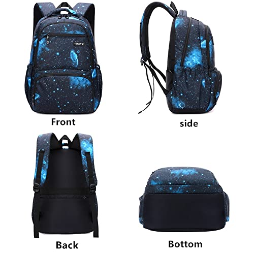 Lamografy 3Pcs Geometric Prints Boys Backpack Primary And Middle School Students Schoolbag Set Youth Travel Bag With Lunch Bag #TOP2