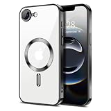 Eisuiyi iPhone 16e/17e 用 クリアソフトケース magsafe対応 TPU メッキ加工 薄型 カメラレンズ保護 耐衝撃 アイフォン16e 対応透明ケース iPhone 17e 対応透明カバー 6.1インチ ブラック
