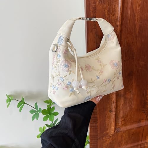 Image of Crescent Crossbody Shoulder Bag, Tote Handbag for Women, Sling Hobo Purse with Chain Strap