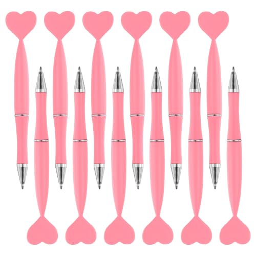 Bolígrafos para bodas y regalos de navidad con diseño de corazón en color rosa