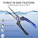 TRUSCEND Lockable Handy Fishing Pliers with Innovative Ergonomic Handle, Top Soft Fishing Lures for All Species of Fish, Widely Used Swimbait for All Waters, Fishing Gifts for Men