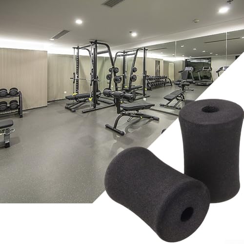 Foam Foot Pads Rollers Sets, reemplazo de alta densidad para máquinas de extensión de piernas, comodidad duradera para tubos de 22-25mm miniatura 3