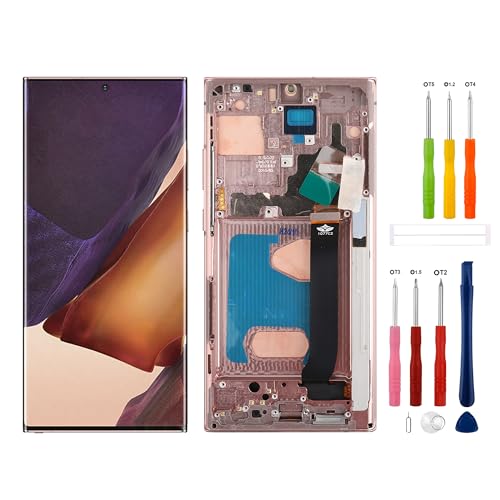 Digitalizador de pantalla para Samsung Note 20 Ultra repuesto TFT SM-N986B dorado