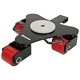 Strongway Multi-Directional Machinery Mover with 360° Rotation, 4400-Lb. Capacity Machinery Skate, 3 Rollers, Equipment Dolly Model# CRO-2