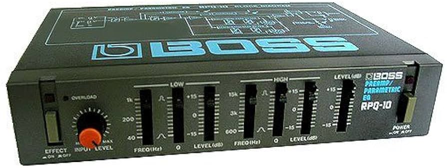 Boss RPQ-10 PREAMP/PARAMETRIC EQ プリンアンプ BOSS RPQ-10 Preamp