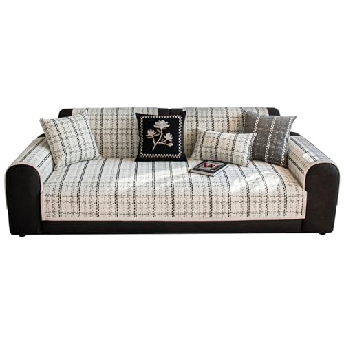 Housses de coussin de canapé sectionnel en chenille 3 places
