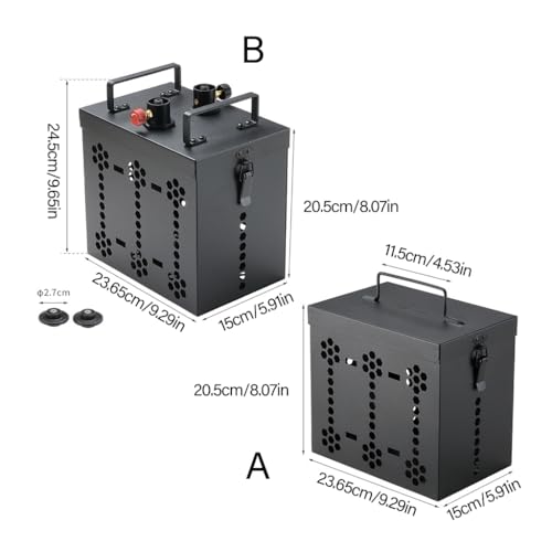 Boîte de rangement pour carburants marins anti-odeur pour bateau et camping - 5