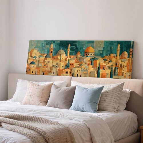 Tableau abstrait sur toile XBTYKPB pour habiller un grand mur vide facilement